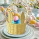 thumbnail image 5 of Huevos de Pascua Llenos para Niños Tejidos Conejo Cesta Hierro 21x12.5x8.5cm / 8.27x4.92x3.35In Orejas Largas Tote para Huevos Almacenamiento Cesta de Regalo de Pascua para Niños, 5 of 6