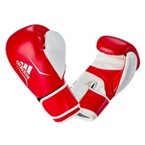 Adidas WAKO Approved Kickboxing Fight Gloves, Cowhide Cuir Leather Speed 165 adiSBG165