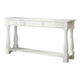 UBesGoo Entryway Console Table with 3 Drawers and Bottom Shelf, Wood Sofa Table Entryway Table