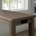 thumbnail image 7 of Furniture of America Sabana Wood 4-Piece Counter Height Dining Set in Gray, 7 of 7