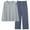 #0225-Blue, variant on Ailaofu Womens Lounge Set 2 Piece Outfits Casual Loose Fit Short Sleeve Tops and Wide Leg Pants Tracksuits