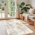 thumbnail image 3 of UERMEI 3'x5' Small Area Rugs for Entryway, Machine Washable Ultra-Thin Soft Rug, Non Slip Indoor Door Mats, Throw Rug for Bedroom Hallway, Laundry Room Carpets, Gray Gold, 3 of 6