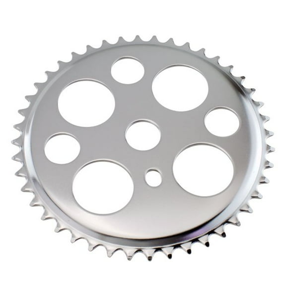 Lucky 7 Sprocket/Chainring, 1/2 X 1/8 44 Teeth Chrome