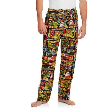 Halloween - Mens Vintage Monster Sleep Pants Pajama Bottoms - Walmart.com