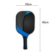 thumbnail image 2 of CSChome Sports Racket Fiber Glass Pickleball Paddle with Non-Slip Handle Precise Control Ultra-Comfy Grip Pickleball Racket Sports Training Tools, 2 of 7