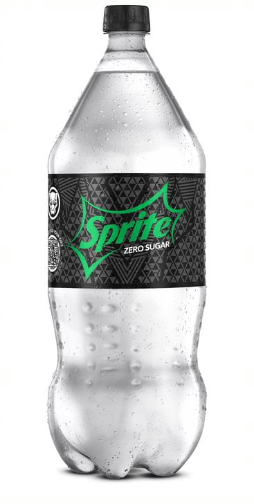 Sprite Zero Sugar Lemon Lime Diet Soda Pop Soft Drink, 2 Liters