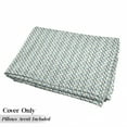 thumbnail image 5 of Geometric Circle Floor Pillow Lounger Cover, Pastel Color Effects Oval Point Old Linked Stripes Contrast New Band, Nap Mat Printed Fabric Case for 5 Pillows, 88" x 36", Pale Blue Green, by Ambesonne, 5 of 5