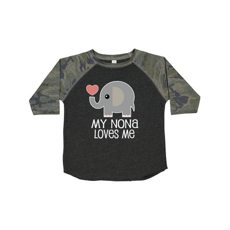 

Inktastic My Nona Loves Me Grandchild Gift Toddler Boy or Toddler Girl T-Shirt