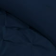 thumbnail image 6 of 3 Piece New Half Pinch Pleated Pattern Comforter Set, 800 TC, 100% Egyptian Cotton, Twin/Twin XL Size Navy Solid, 6 of 6