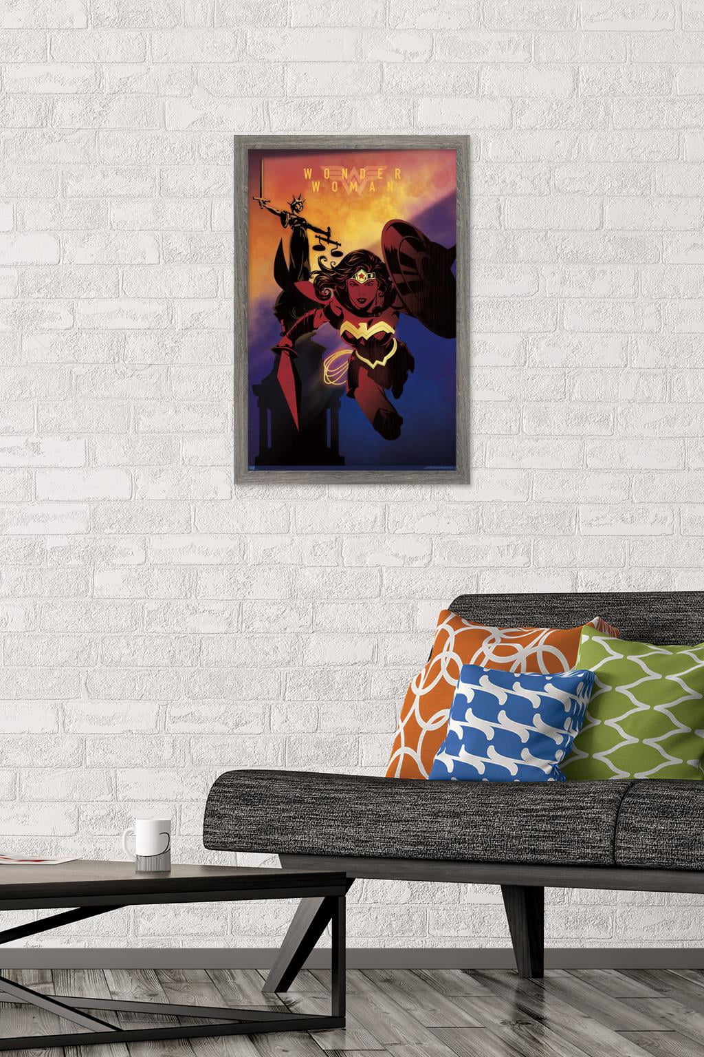 DC Comics: Dark Artistic - Wonder Woman Wall Poster, 14.725" x 22.375" Framed