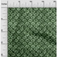 thumbnail image 2 of oneOone Velvet Green Fabric Asian Batik-Japanese Pattern Dress Material Fabric Print Fabric By The Yard 58 Inch Wide, 2 of 4