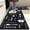 Black, variant on Anti Fatigue Kitchen Rug Sets 2 Piece 17"x48"+17"x28" Non Slip Thick Cushioned Kitchen Floor Mats Set Anti-Fatigue Mat Comfort Standing Mat Waterproof