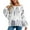 White, variant on KHONTS Women's off the Shoulder Sweater Oversized Long Lantern Sleeve Pullovers Fall Outfits 2025 Knit Tops Yellow XS