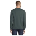 thumbnail image 2 of Port & Company Men's Long Sleeve Core Blend Durable T-Shirt Dark Green 4X-Large, 2 of 4
