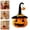 B, variant on Halloween Pumpkin Decoration Kit – DIY Arrangement with Twisting Rods for Table Centerpieces, Mantels, and Shelves (Purple Holder)