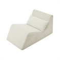 thumbnail image 2 of Miekor Furniture Bean Bag Chair, Lazy Floor Sofa Couch for Adults and Kids, Fireside Chair with Ergonomic Design, Memory Foam Lounge Chair for Living Room Bedroom, Office, Beige 03261, 2 of 7