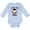 AE-Light Blue, variant on Inktastic I Love My Papa with Cute Penguin and Hearts Girls Long Sleeve Baby Bodysuit