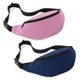 thumbnail image 1 of Hukapapa Riñonera para hombre y mujer, para deportes al aire libre, impermeable, bolso diagonal, bolso para teléfono, cartera de gran capacidad, azul marino + rosa, 1 of 5