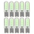 thumbnail image 1 of 10pcs T10 COB Double sided Silica Gel Car Marker Lamp Vehicle Parking Side Light (White), 1 of 3
