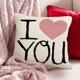 thumbnail image 5 of Regalos para Parejas Día de San Valentín Funda de Almohada P-Tinta Amor Lino Imprimir Pareja Casa Sala de Estar Sofá Cojín Funda de Almohada Regalo de Vacaciones Sofás para la Sala de Estar, 5 of 6