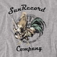 thumbnail image 2 of Sun T-Shirt Rockin Rooster Logo Unisex Graphic Tee For Men & Women Athletic Heather&nbsp;, 2 of 7