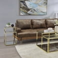 thumbnail image 4 of ACME Uchenna Rectangular End Table in Clear and Gold, 4 of 5
