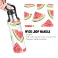 thumbnail image 4 of Yayeee 33oz Insulated Water Bottle Double Wall Stainless Steel with Flip Straw Lid, Cartoon Watermelon, 4 of 7