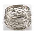 thumbnail image 5 of Saro Lifestyle Metal Twine Design Napkin Ring (Set of 4), 5 of 5