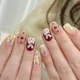 thumbnail image 2 of Heallor-esmalte de uñas en Gel, pegatinas de varios estilos, puntas brillantes, diamante, desmontable, 24 piezas, 2 of 5
