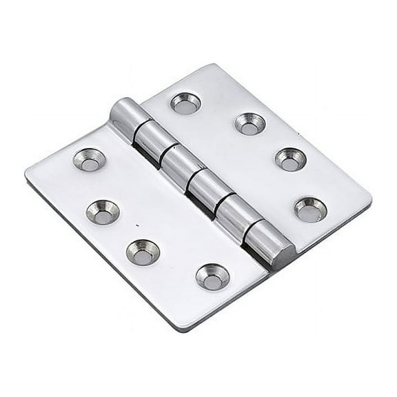 White Water 6117S Large Stainless Steel Butt Hinge, 4" x 4"