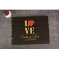 thumbnail image 4 of Darling Souvenir Personalized Engraved Laser Cut Wedding Guest Book Wooden Cover Sign-in Book Registry Guestbook Scrapbook-NS, 4 of 7