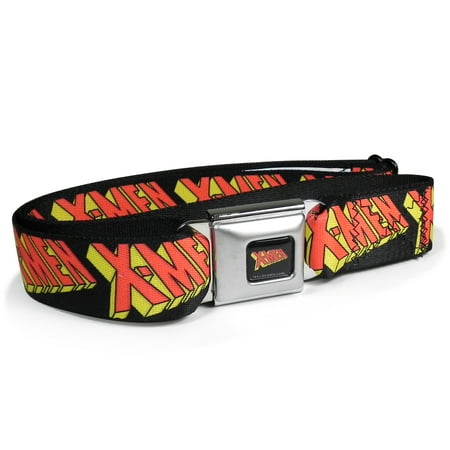 Marvel Hero X-Men Logo Black Auto Seat belt Buckle Strap Belt