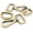 Brushed Brass, variant on 2 Sets 1" Swivel Push Gate Snap Hooks Lobster Claw Clasp with 1 inch D-Rings Purse Making Accessories SC21D (Silver, 1 inch)