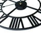thumbnail image 5 of Reloj de pared para oficina en casa, estilo vintage, diseño numérico, metal, bajo ruido, reloj montado en la pared, negro Inevent HA4579-03B, 5 of 6