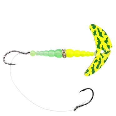 Mack's Lure Serie Double Whammy Walleye - Esca Artificiale Con Lama Smile Per Pesca Al Lucioperca, Doppi Ami - 4
