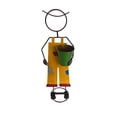 thumbnail image 3 of Garden Planter Statue,Vintage Painted Iron Character Figurine Detachable Small Metal Bucket Stable Round Base,Outdoor Fleshy-leaved Plant Flower Pot for Yard Patio Flower Bed Layout, 3 of 7