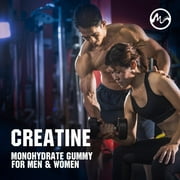 (2 Pack)Creatine Monohydrate Gummies - with Collagen & BCAA Creatine Supplement, for Maximum Strength, Muscle Growth, Energy & Endurance - 90 Count