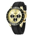 thumbnail image 5 of MEGIR Luxury Sports Men Watch Chronograph Silicone Quartz Wristwatch Waterproof Calendar Large Dial, 5 of 8