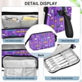 thumbnail image 4 of Nylon Fish Mouth Pencil Case with Large Capacity Zipper Pencil Pouch Halloween-themed Cartoon Style Pencil Bag Organizers, 4 of 7