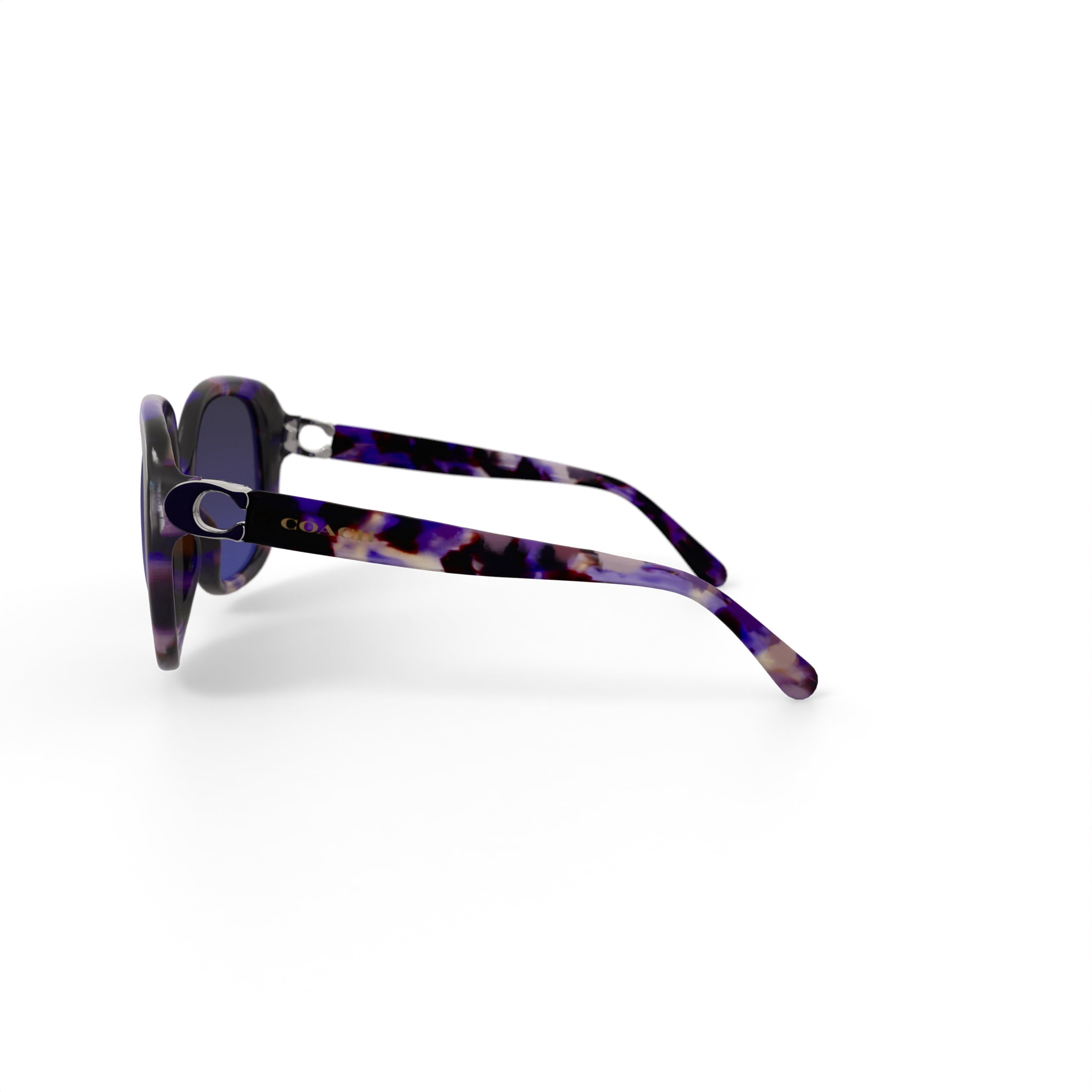 Coach C-Hinge Butterfly Sunglasses HC8292 561236 Purple Tortoise 56mm Coach Sunglasses Women main image 2