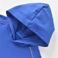 thumbnail image 5 of Mercatoo Toddler Boys Solid Color Hooded Winter Cotton Warm Long Sleeve Pullover Sweatshirts Kids Girls Spring Hooded, 5 of 5