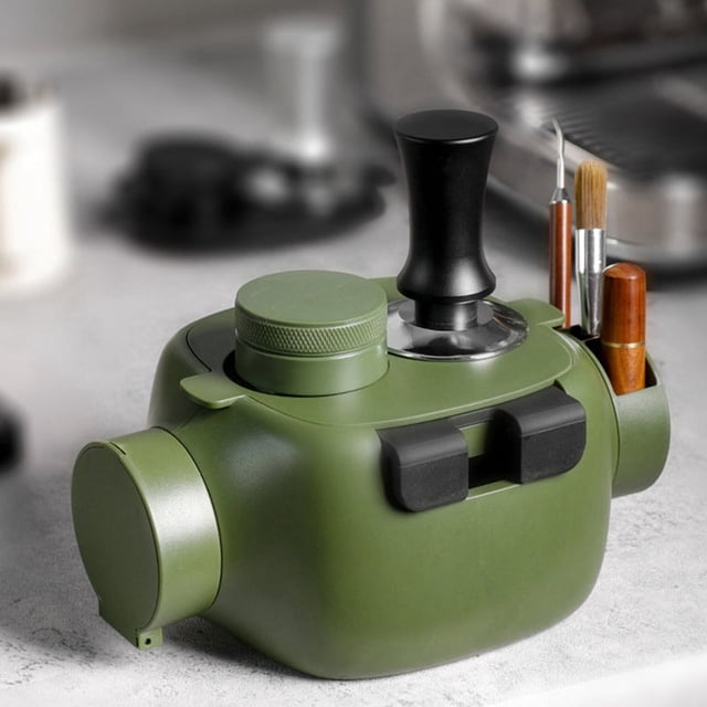 Espresso Knock Box, Coffee Ground Knock Box, Shock-Absorbent Durable Barista Style Knock Container C