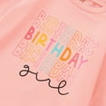 thumbnail image 5 of Icvfdpl Girls Fashion Tops Toddler Birthday Letter Printing Casual Round Neck T Shirt Sweatshirt Long Sleeved Top Children'S Clothing Dailywear, 5 of 7