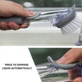 thumbnail image 7 of AZXY 2pc Scrub Brush with Handle,Scrub Brushes for Cleaning Dishes,Cleaning Brushes for Household Use,Dish Brush with Soap Dispenser,Cleaning Brush (Handle+1 Brush+1 Sponge Head) Gray, 7 of 7