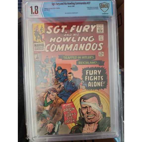 Sgt. Fury and His Howling Commandos #27 - CBCS 1.8 Comic Book