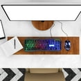 thumbnail image 4 of FOMIYES Ergonomic Black Gaming Keyboard with 12 Multimedia Keys and USB Mouse, 4 of 8