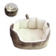 thumbnail image 2 of EeaseMX Cama para mascotas pequeñas, hurón, conejo, cobaya, hámster, ardilla, ratón, sofá cama, saco de dormir (café), 2 of 7