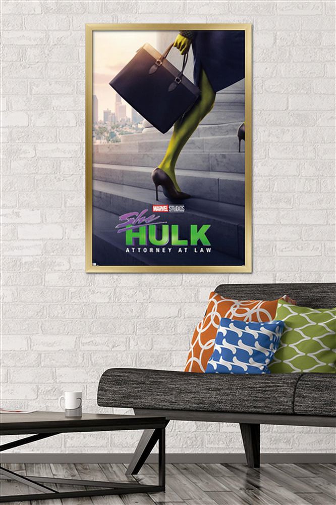 Lunch Hour Productions - Gravity Keeping Me Down Wall Poster, 22.375" x 34" Framed