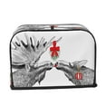 thumbnail image 2 of Picia Moose Kissing Under Mistletoe Print 2 Slice Toaster Cover , Toaster Protector Dustproof Kitchen Appliance Cover, Kitchen Appliance Dustproof Protector, 2 of 7