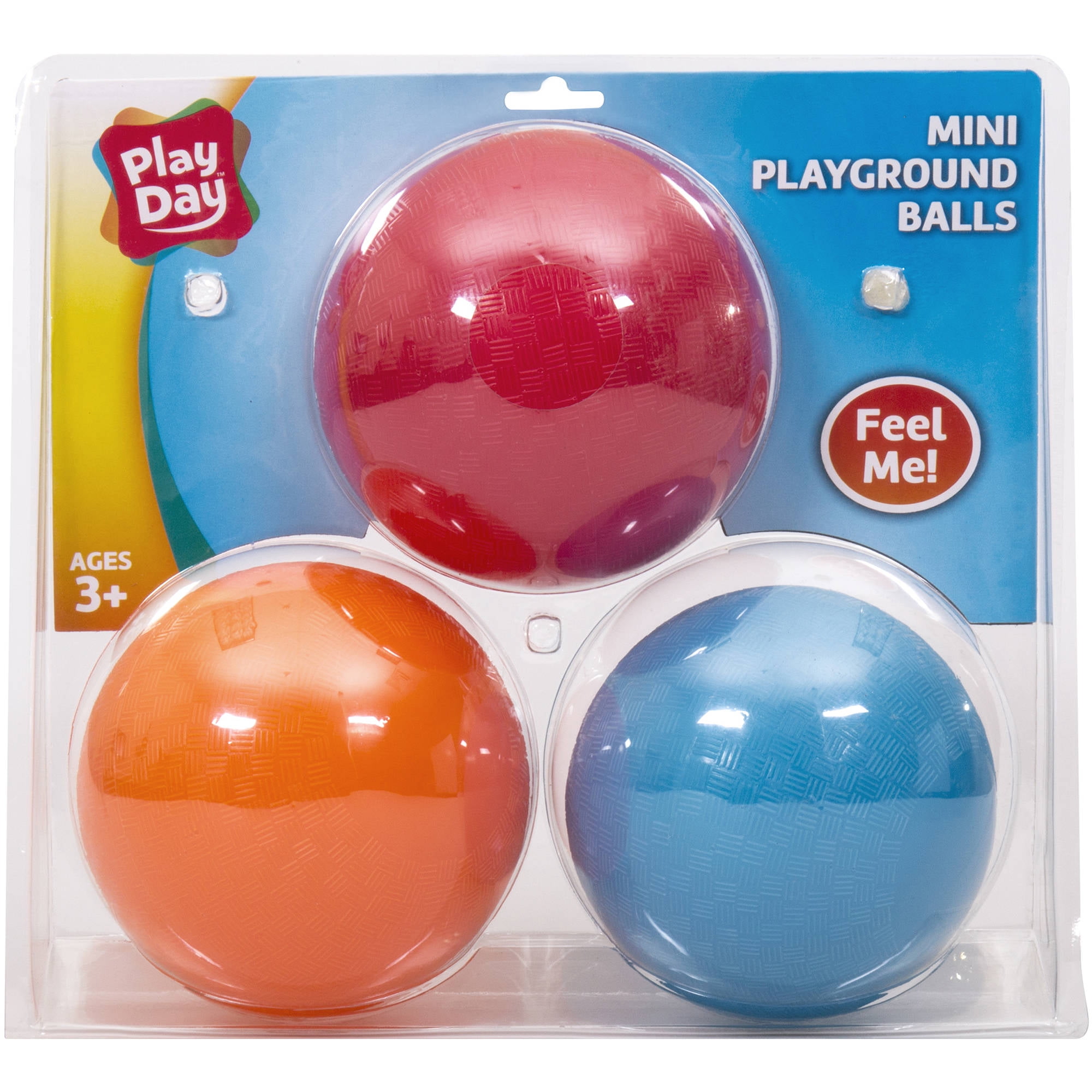 Mini Vinyl Playground Balls, 3pk